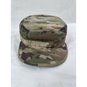 USGI Patrol Cap OCP Camo US Army Military CW3 Rank 7 3/8